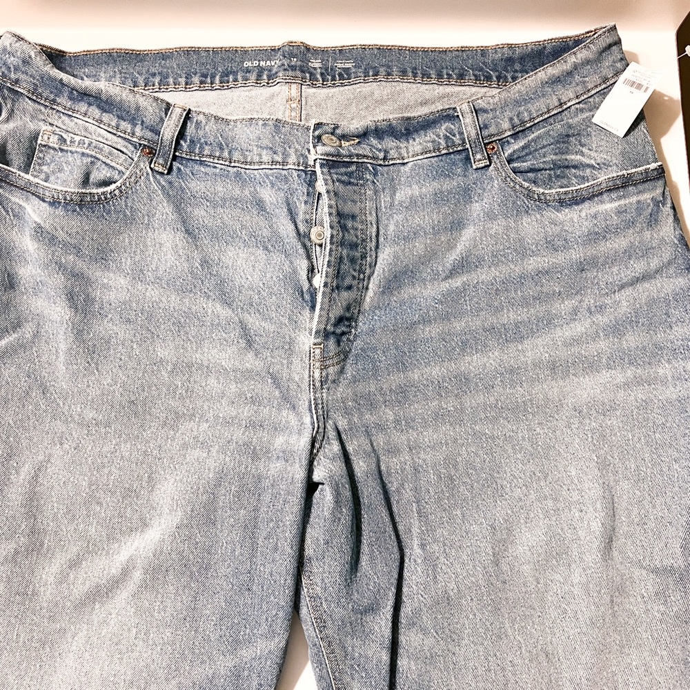 Old Navy medium wash straight leg jeans